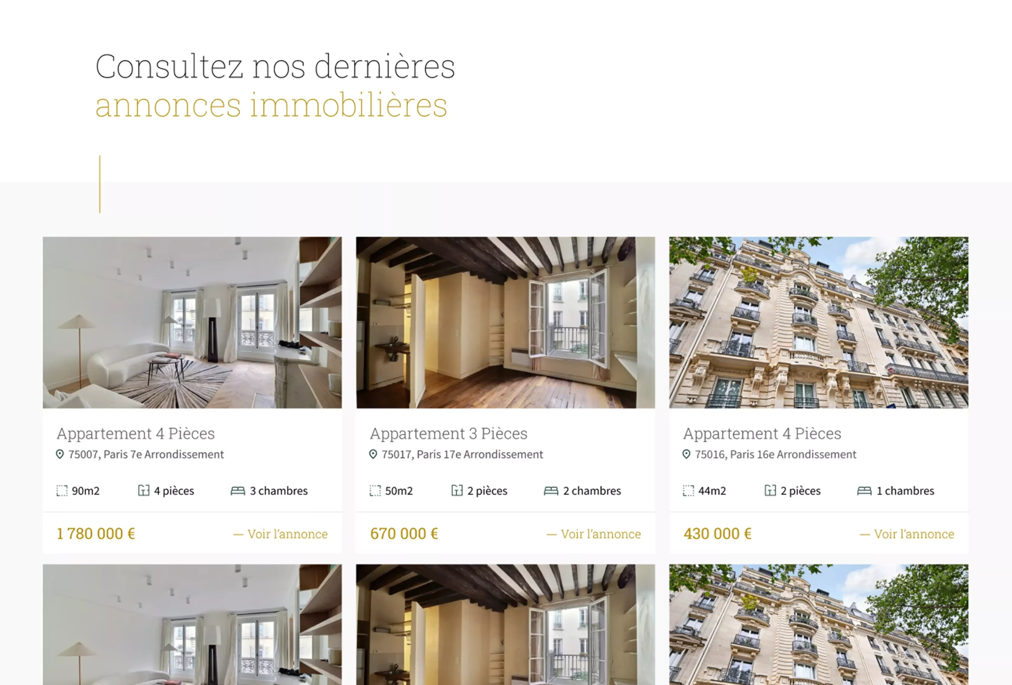 Annonces Immobilières 1